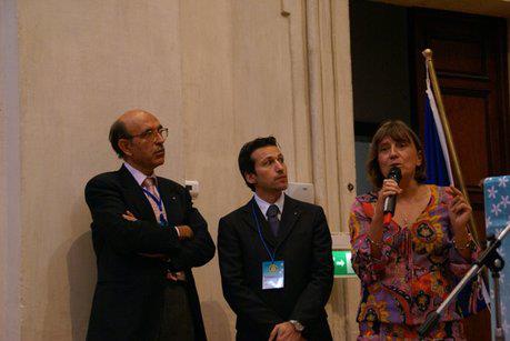 Anna Siccardi durante un'evento