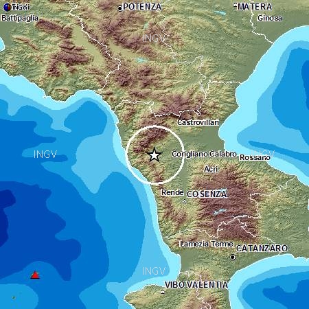 Terremoto Oggi Calabria