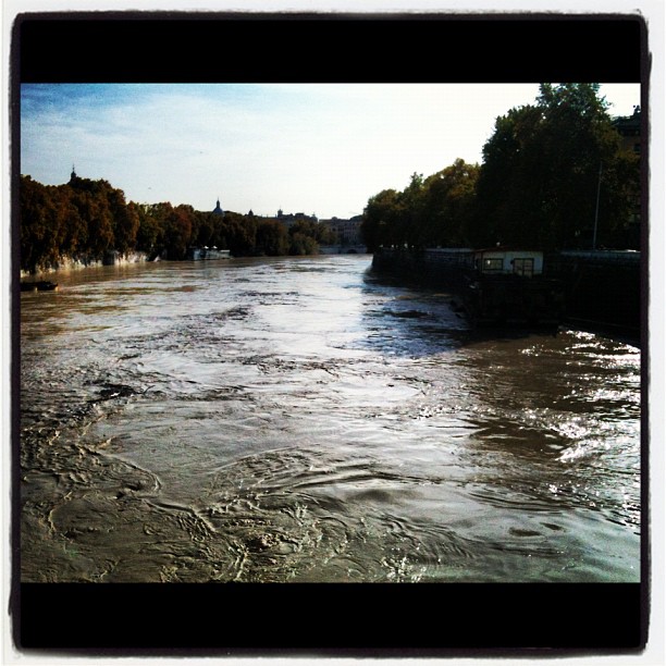 Piena Tevere 14 Novembre 2012 Piena Tevere Roma Ponte Milvio 2012